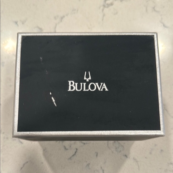 Bulova Black and Silver Box